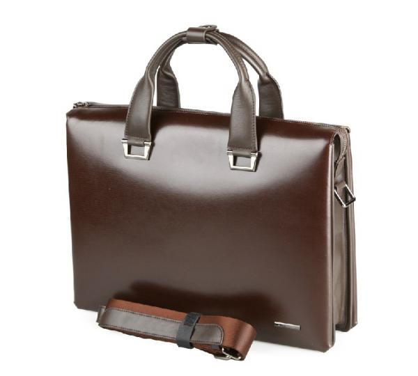 【FREE SHIPPING】Liams designer brown leather briefcases 2013