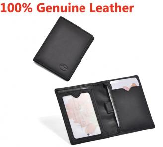 LIAMS classic 2014 genuine leather men business card holder